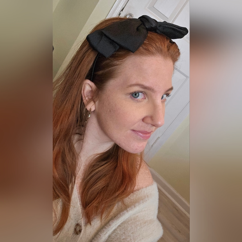 Black Bow Headband - Picture 7 of 7
